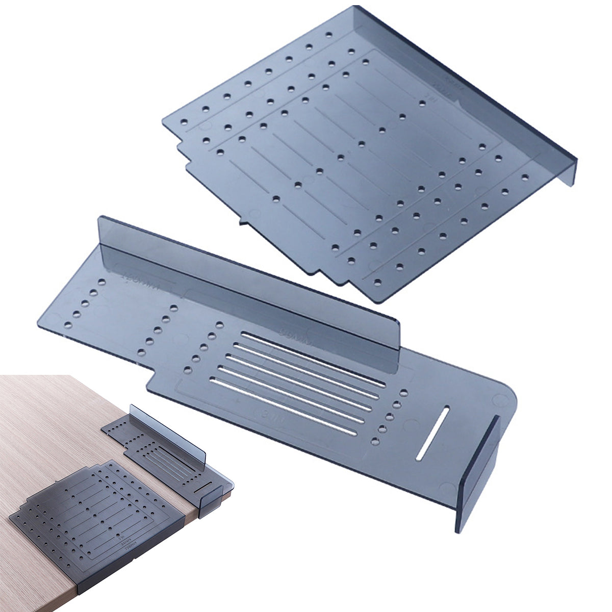 Serplex Punch Tool for Drawer Handle Hole Drilling Locator Hole Template Tool for Drawer Handle, Pulls, Cabinet Handles Wooden Craft Hole Punching Template Tools for Handles and Pulls, Pack of 2 Serplex Punch Tool for Drawer Handle Hole Drilling Locator Hole Template Tool for Drawer Handle, Pulls, Cabinet Handles Wooden Craft Hole Punching Template Tools for Handles and Pulls, Pack of 2
